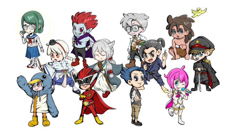 12のキャラクター